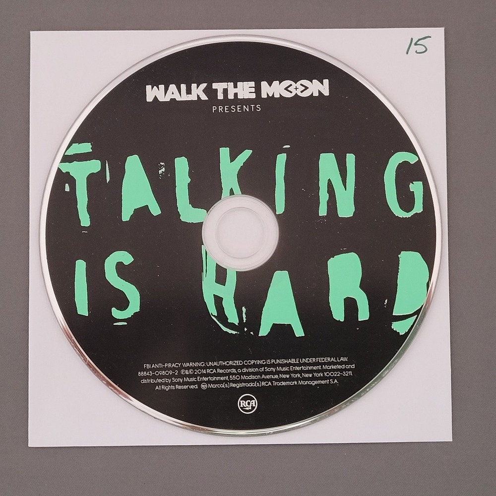 Talking Is Hard by Walk The Moon (CD, 2014) Indie Pop - DISC ONLY